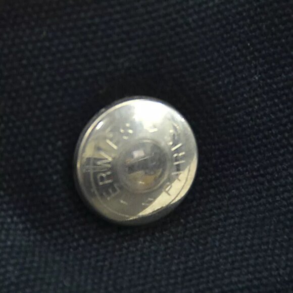 Auth HERMES Fourre Tout Handbag Tote Bag Black/Grey Cotton - e59933g - Picture 9 of 10